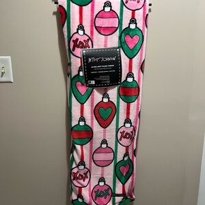 Betsey Johnson Christmas throw blanket